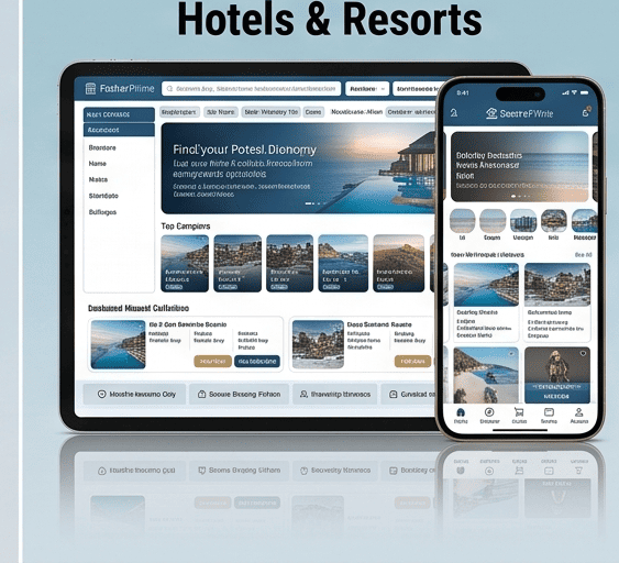 Hotels and Resorts Website Development Visakhapatnam