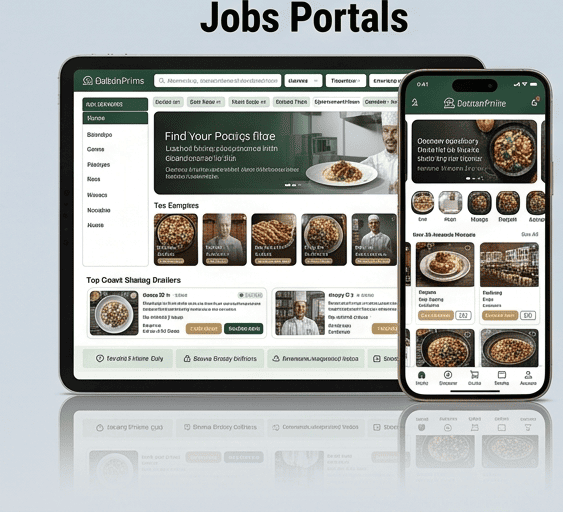 Jobs Portals UI/UX Design Vizag
