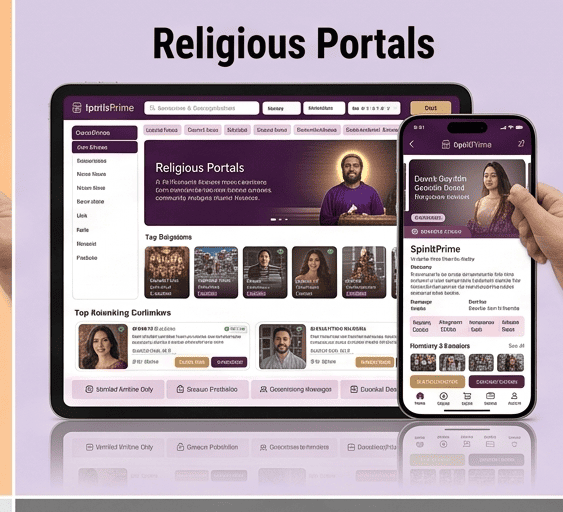 Religious Portals Mobile Design Visakhapatnam
