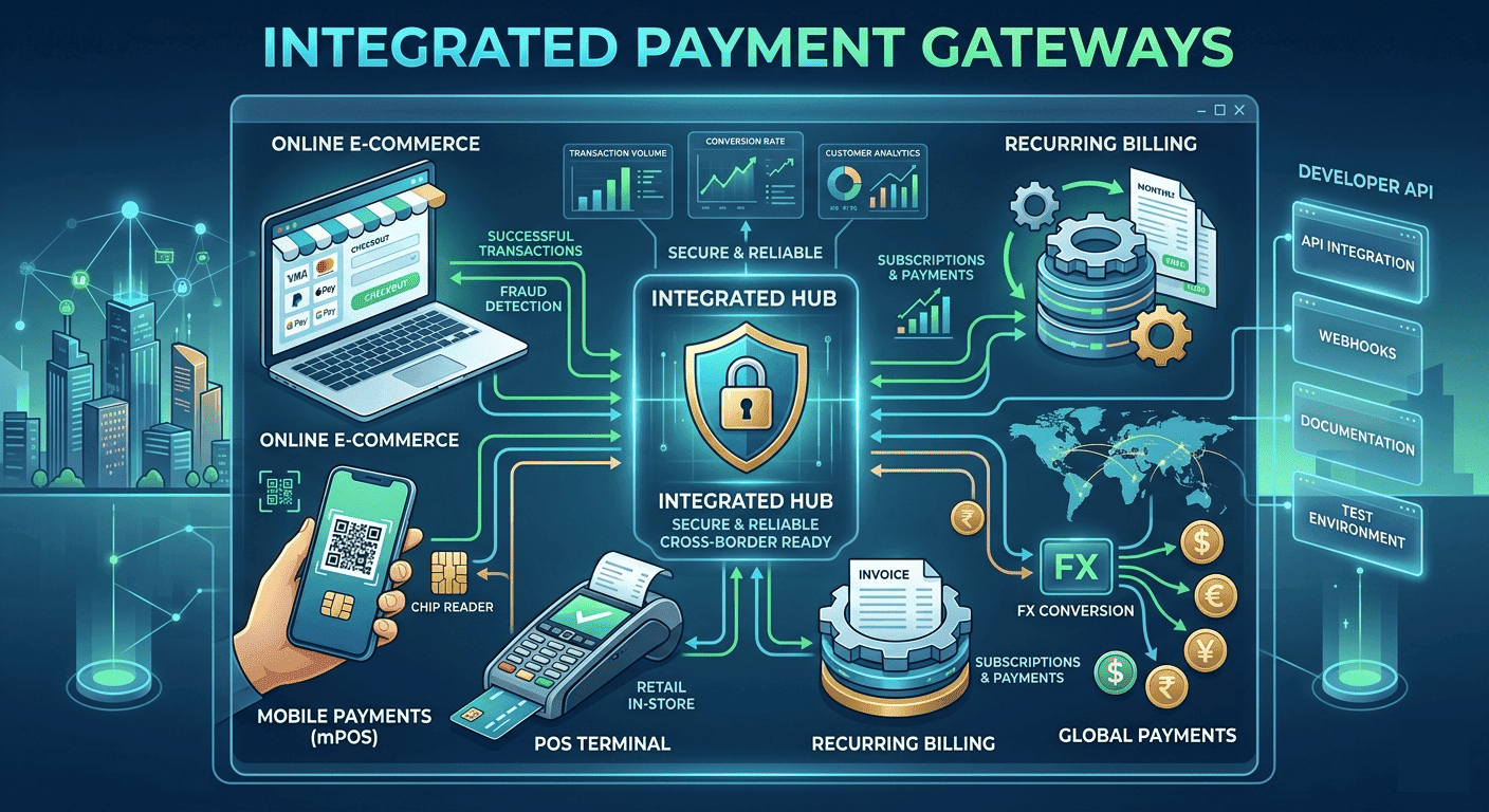Streamlined Integrated Payment Gateways
